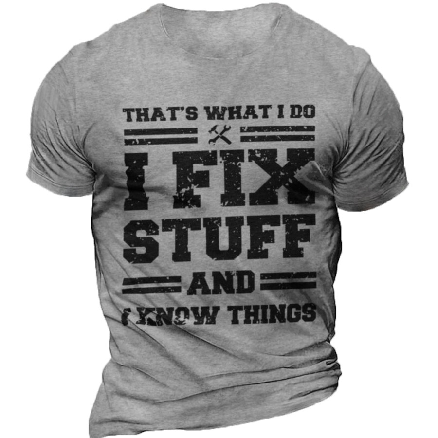 

Men's Vintage I FIX STUFF Short Sleeve T-Shirt