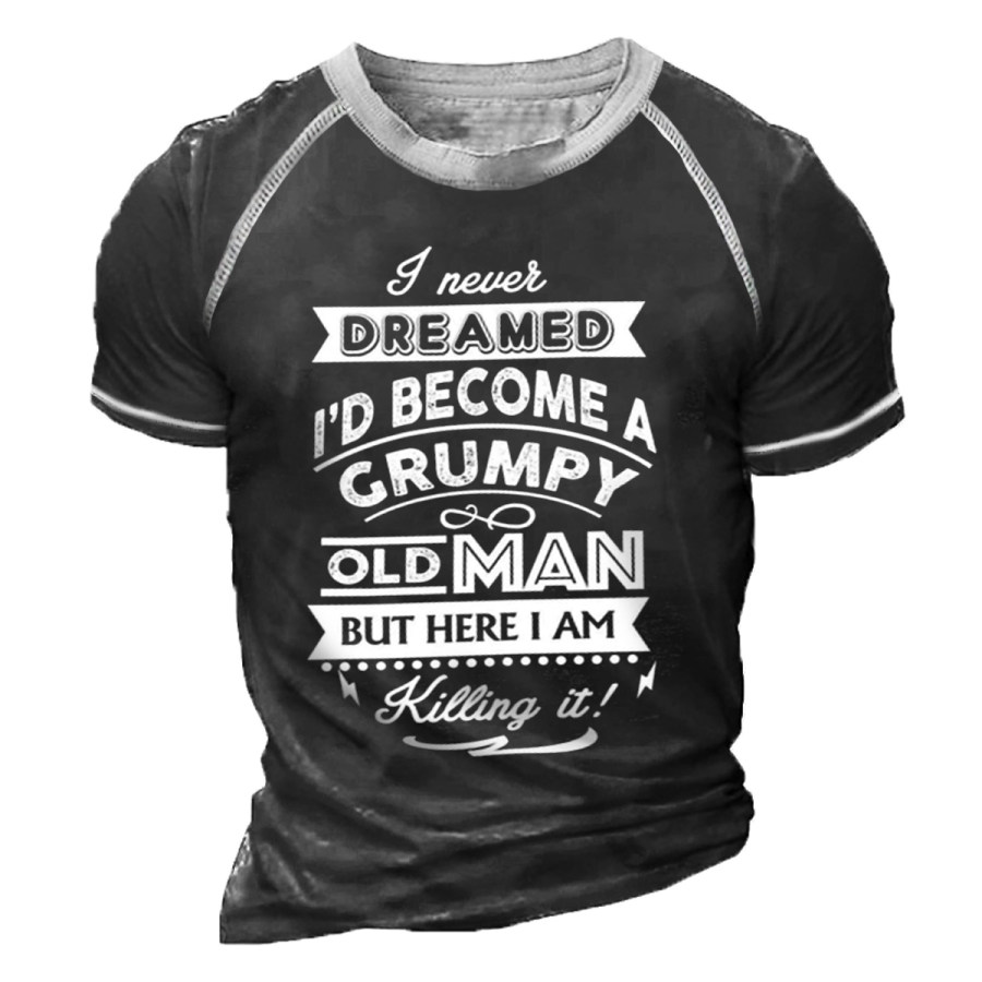 

Men's Vintage OLD MAN Short Sleeve T-Shirt