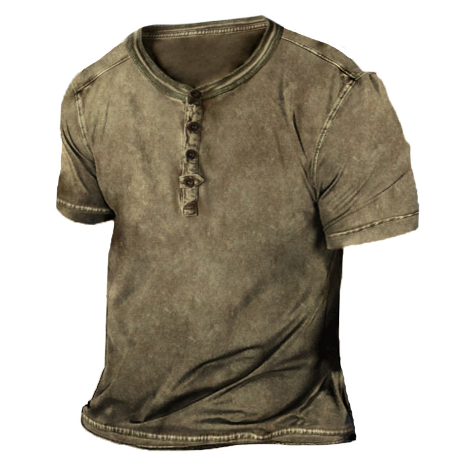 

Men's Vintage Distressed Short Sleeve T-Shirt