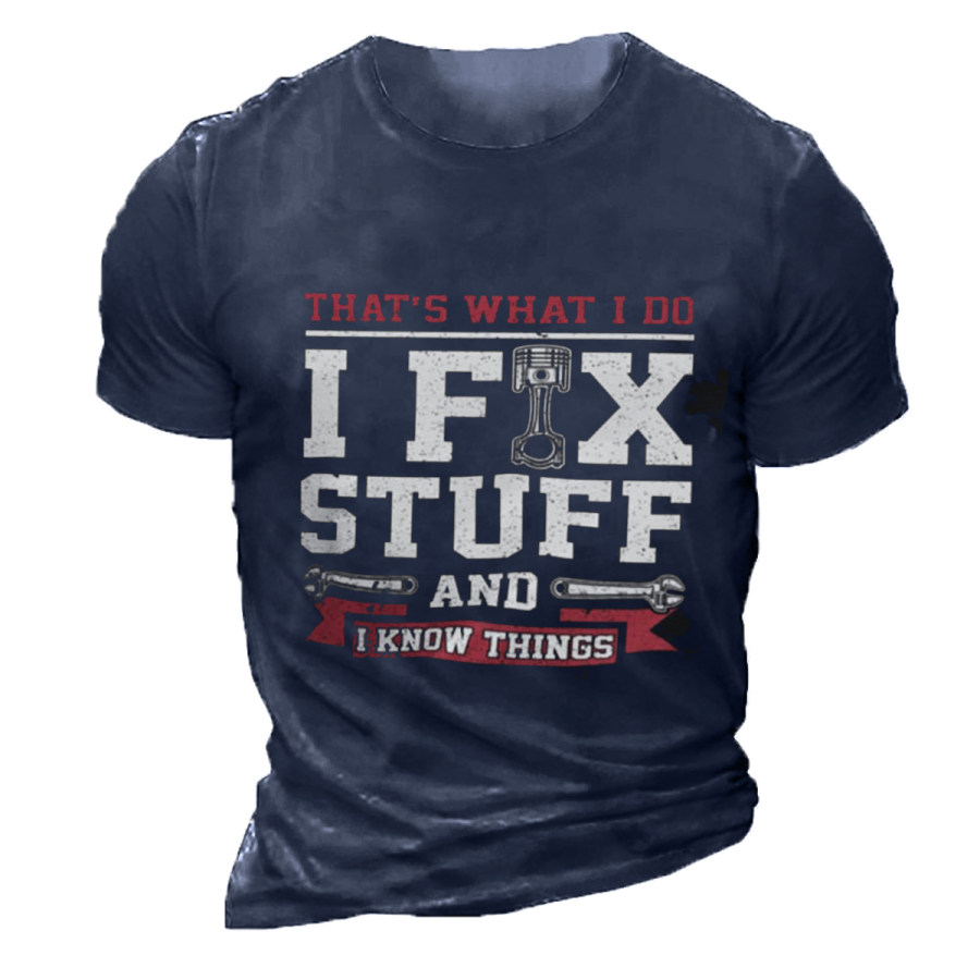 

Men's Vintage I FIX STUFF Short Sleeve T-Shirt
