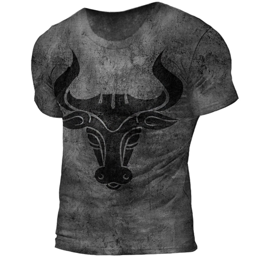

Men's Vintage Bull Short Sleeve T-Shirt