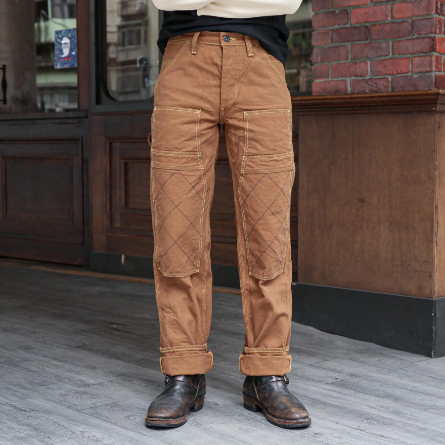 

Men's Vintage Heavy Duty Wear Canvas Work Pants