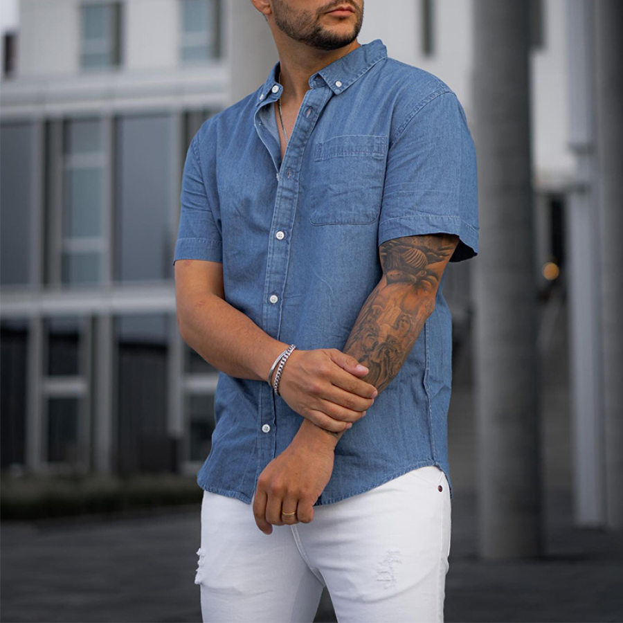 

Men's Vintage Hugh Short Sleeve Shirt