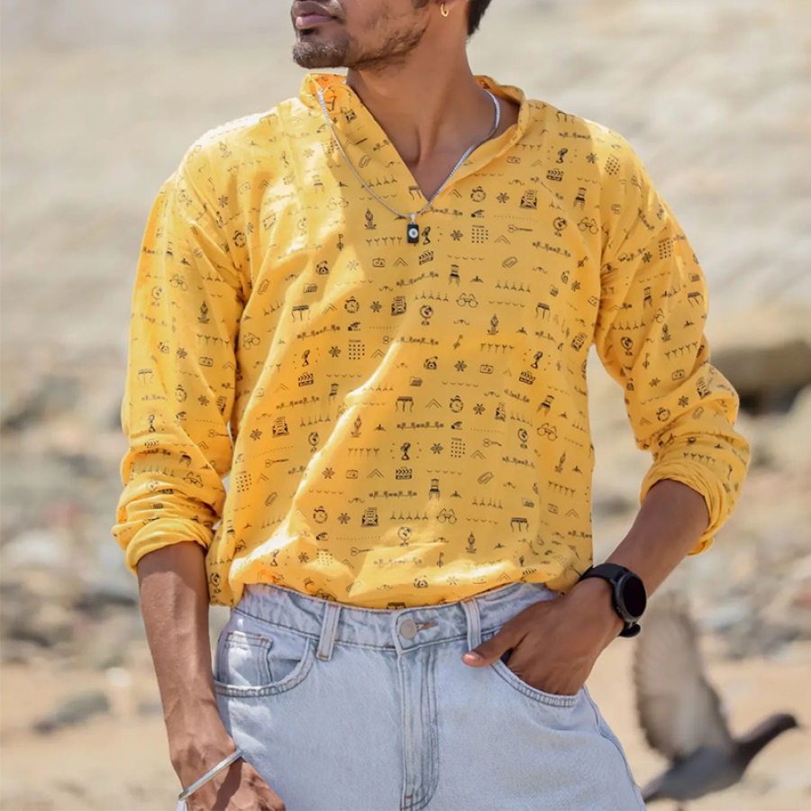 

Men's Vintage Print T-Shirt