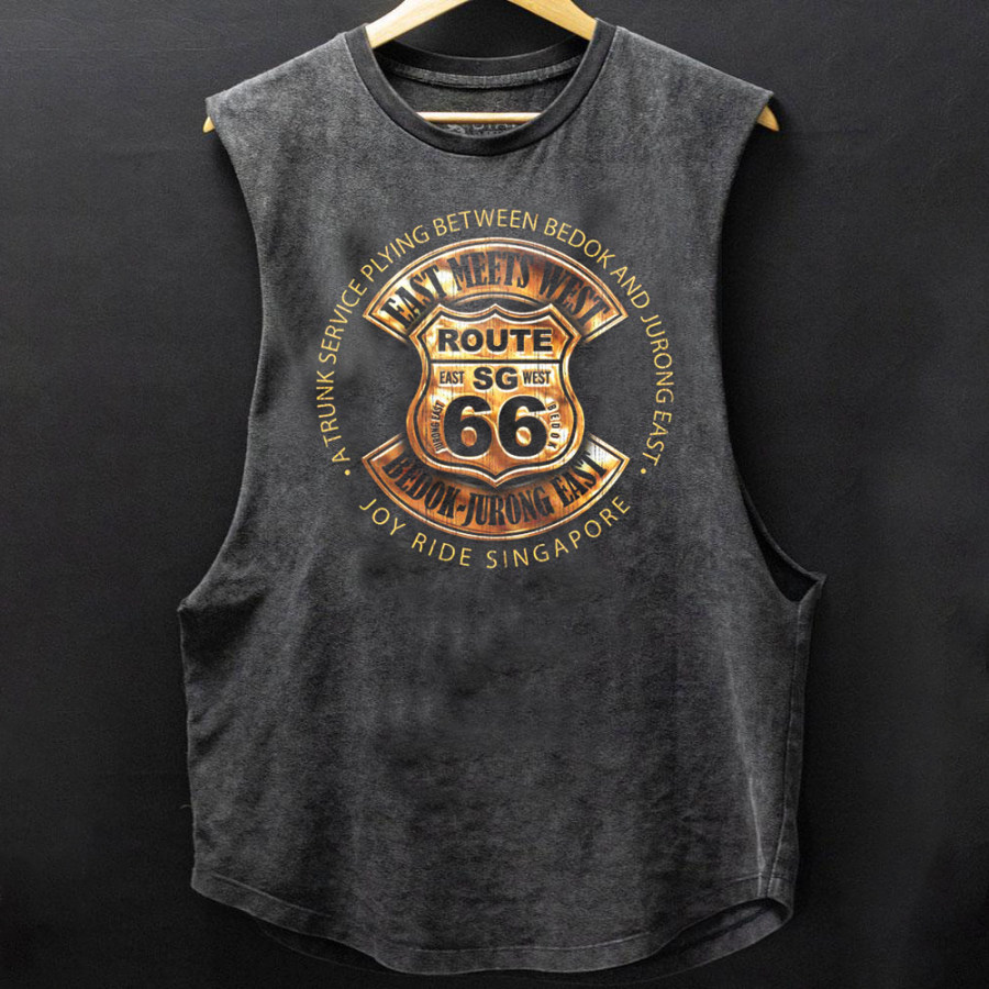 

Route 66 Vintage Print Men's Blend Tank