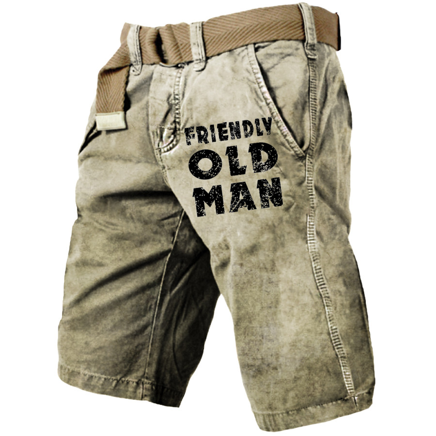 

Friendly Old Man Men's Outdoor Cargo Shorts