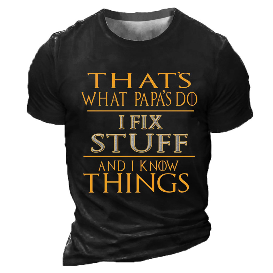 

Men's Vintage I FIX STUFF Short Sleeve T-Shirt