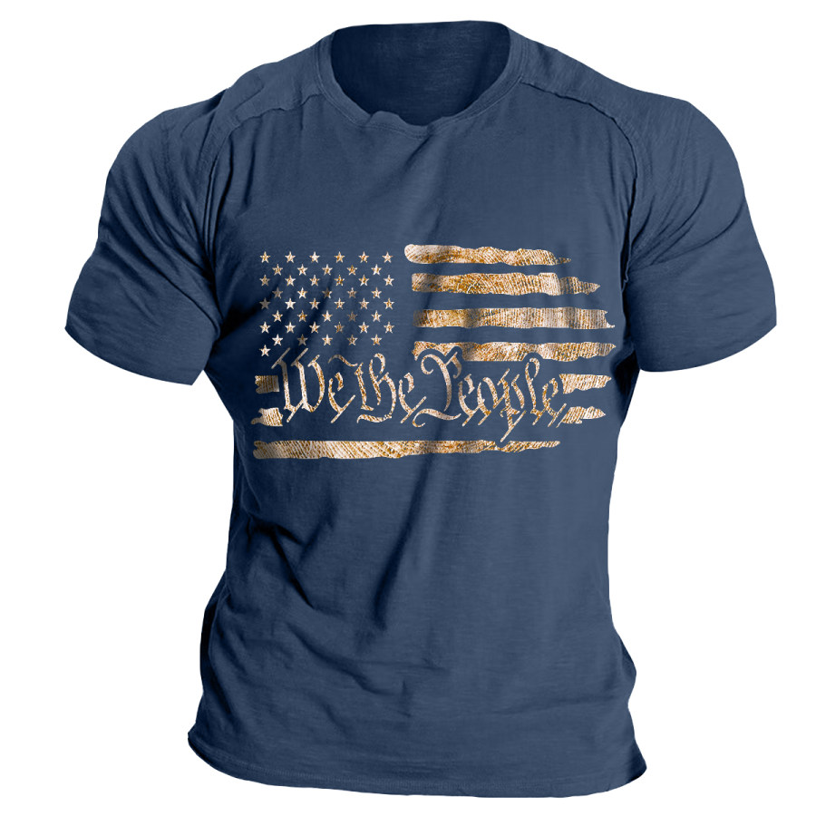 

Men's Vintage Independence Day 1776 Short Sleeve T-Shirt
