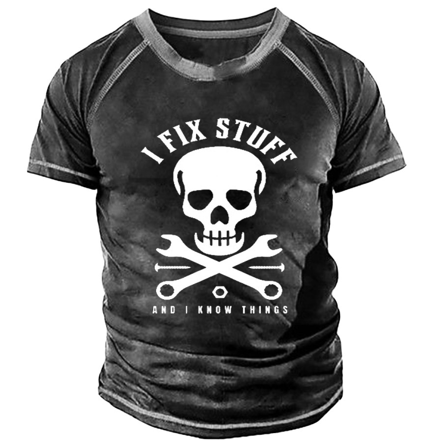 

Men's Vintage I FIX STUFF Short Sleeve T-Shirt