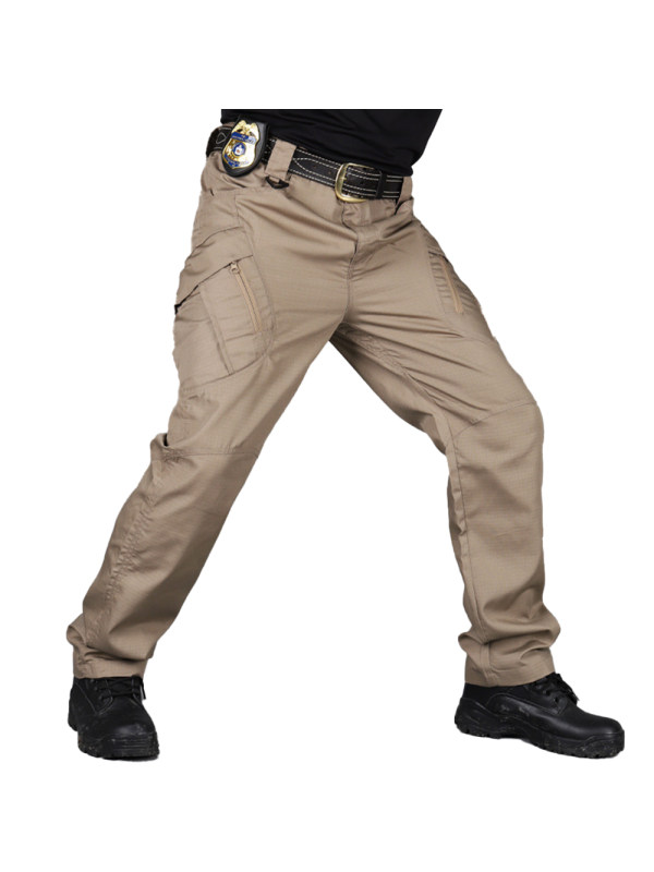 Plus Size Men's Outdoor Tactical Multifunctional Pocket Cargo Pants