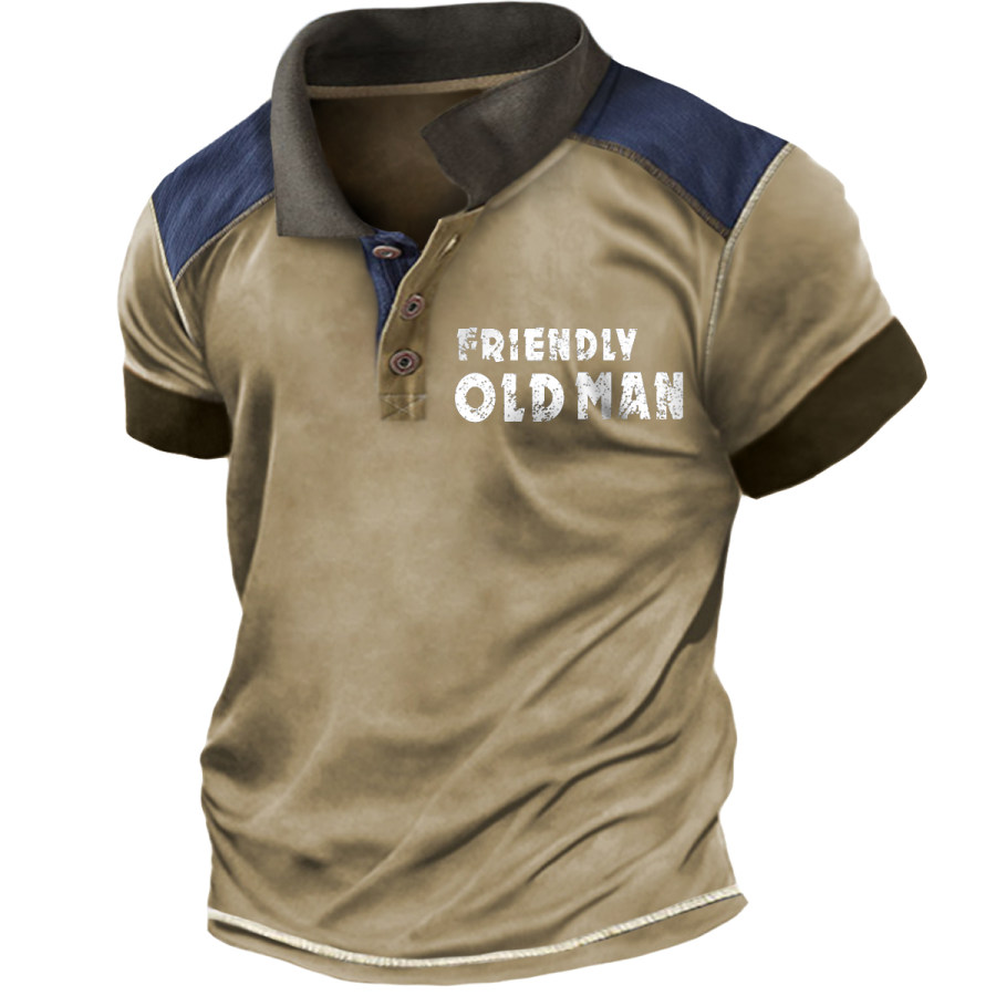 

Men's Vintage OLD MAN Short Sleeve T-Shirt