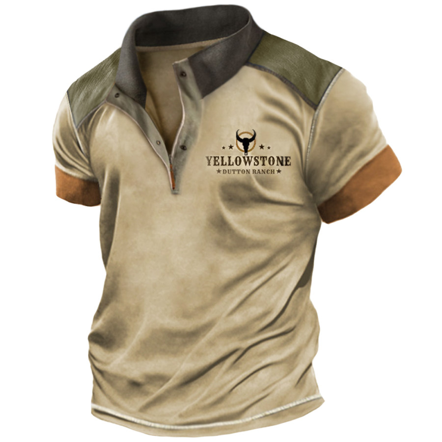 

Men's Vintage Yellowstone Short Sleeve T-Shirt