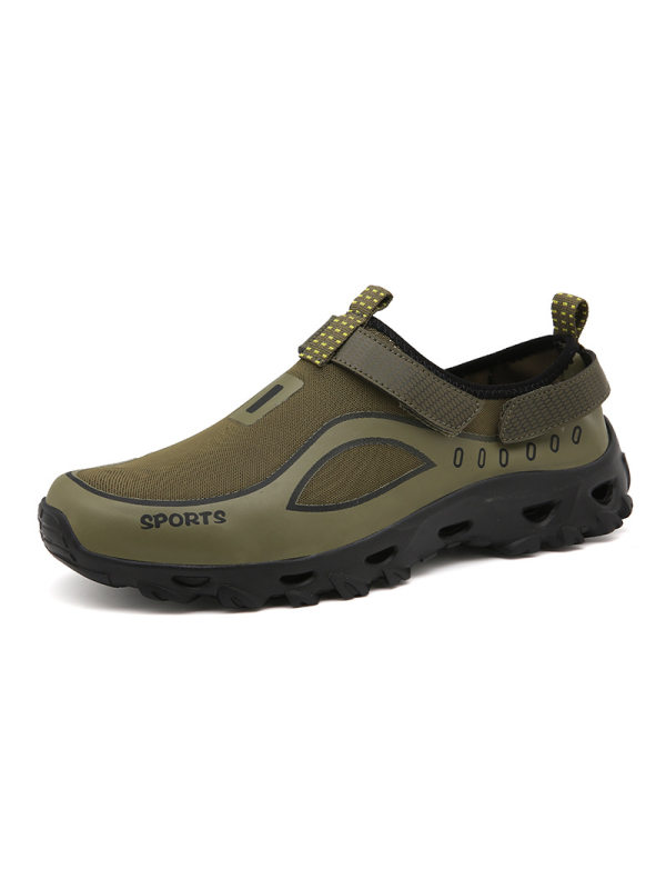 Men's Non-slip Velcro Shoes Outdoor Hiking Casual Wading Shoes