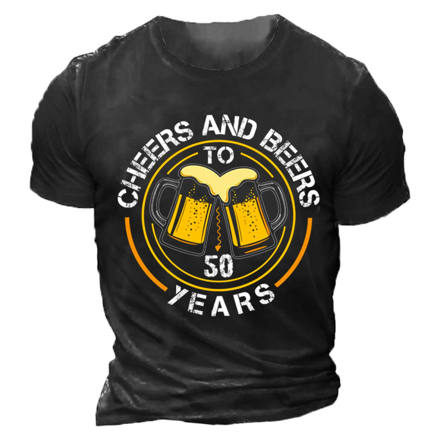 

Men's Vintage Cheers To Beer Short Sleeve T-Shirt