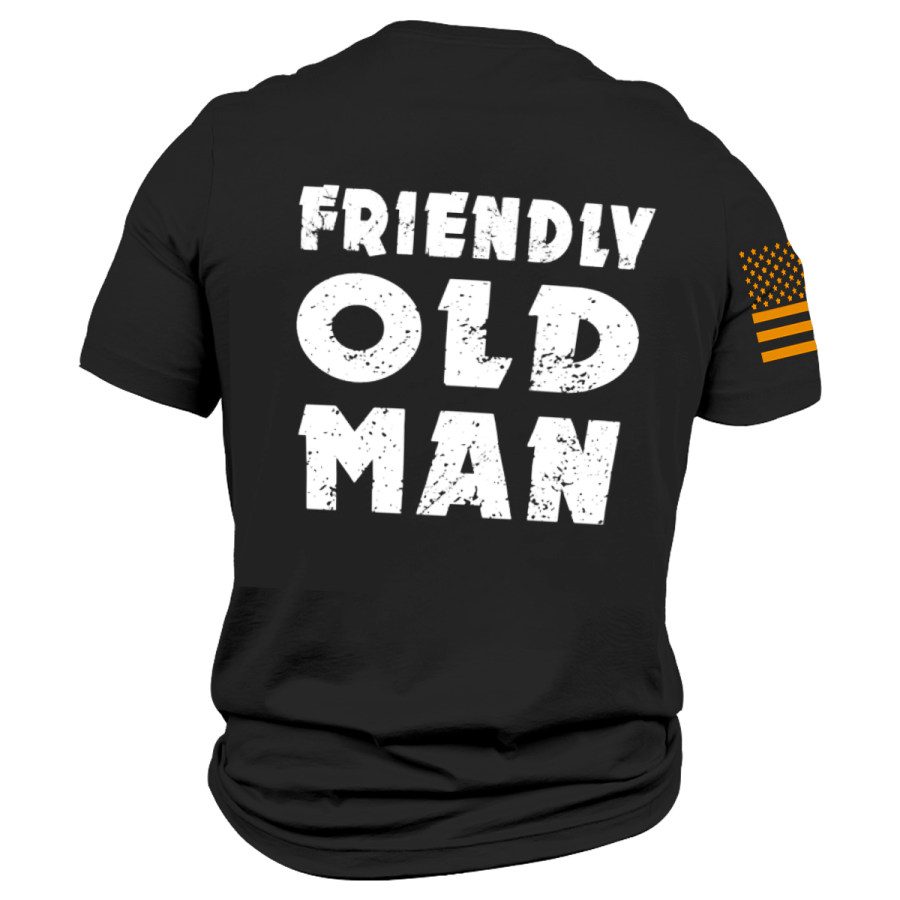 

Men's Vintage OLD MAN Short Sleeve T-Shirt
