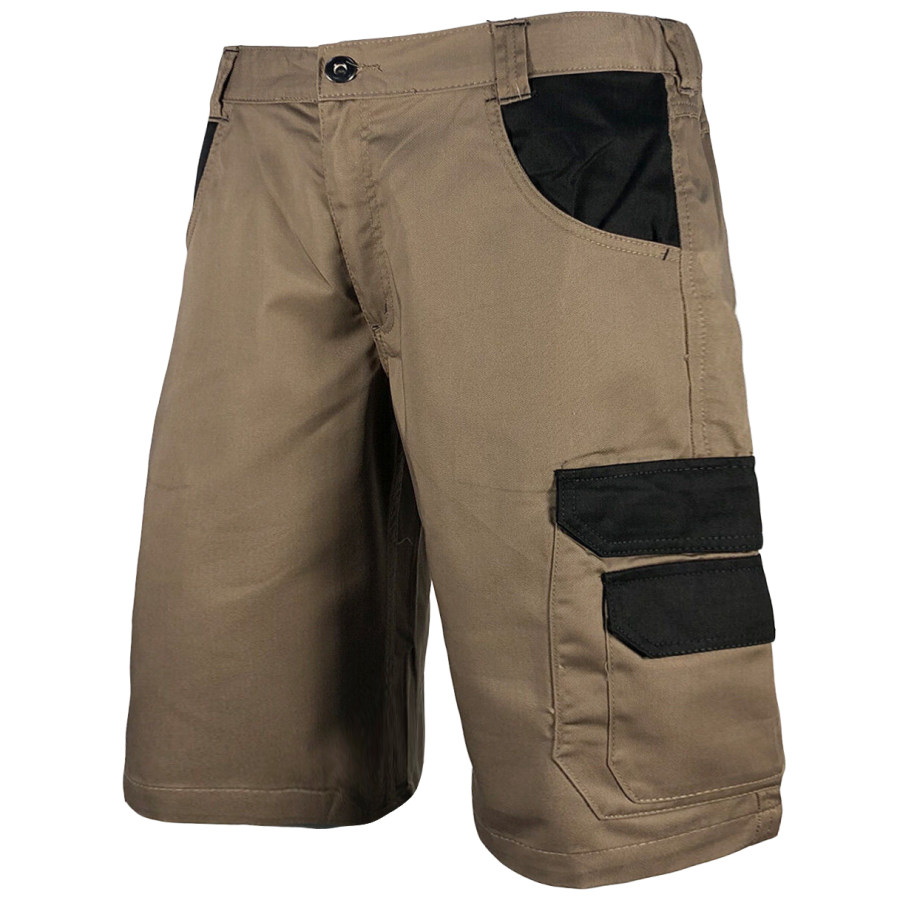 

Mens Multipocket Durable Cargo Combat Work Shorts