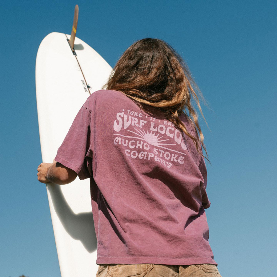 

Retro Surf T-Shirt Unisex Street Retro Skateboard T-Shirt