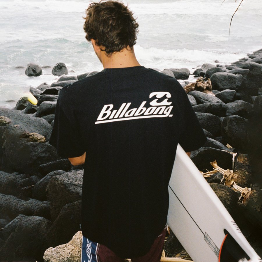 

Casual Retro Billabong Icon Surf T-Shirt
