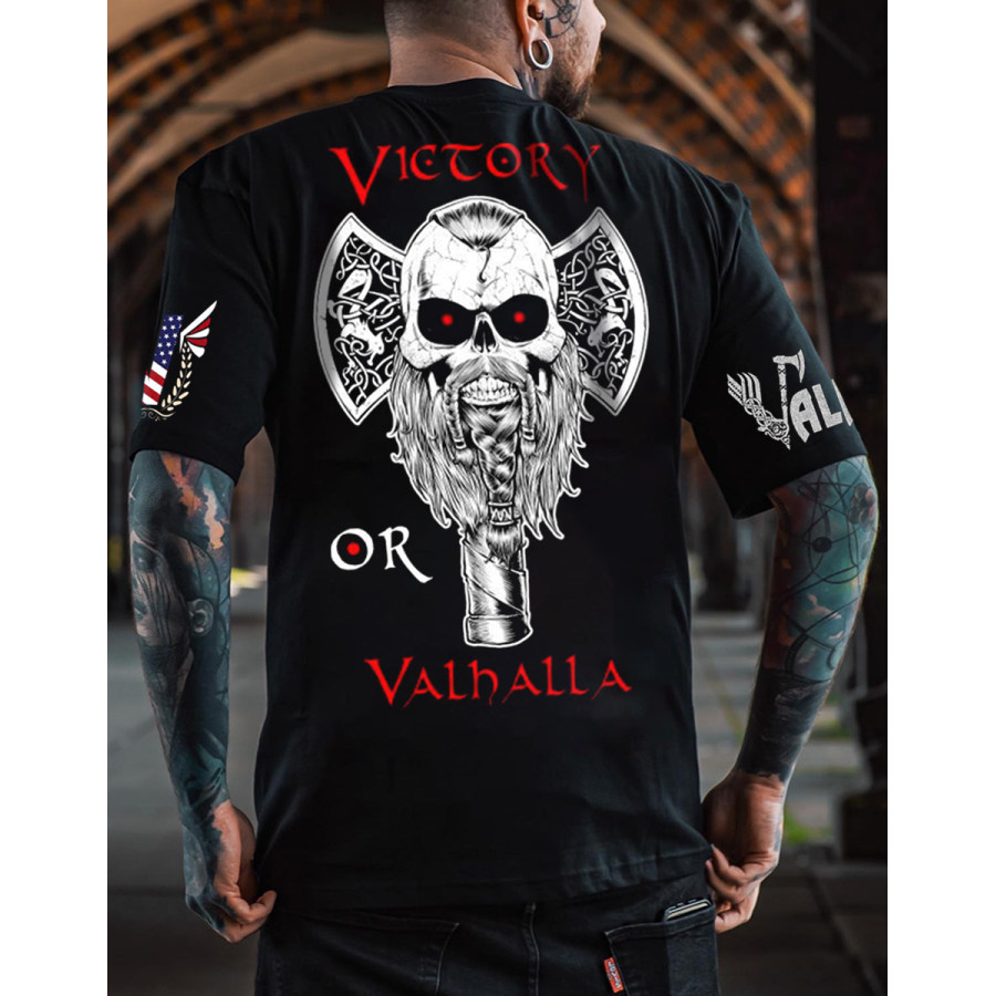 

Men's Valhalla Print Casual T-Shirt