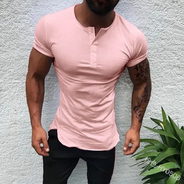 Mens Short-Sleeve T-Shirt - Fineesa.chimpone.com 