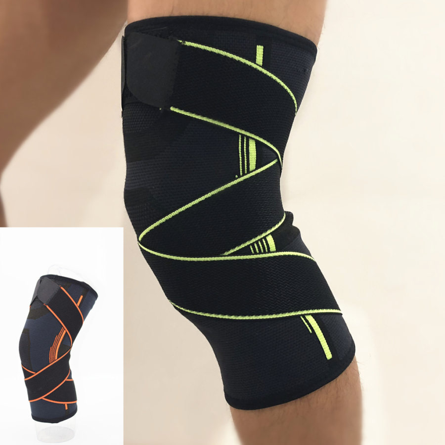 

Elastic compression anti-skid knee pads