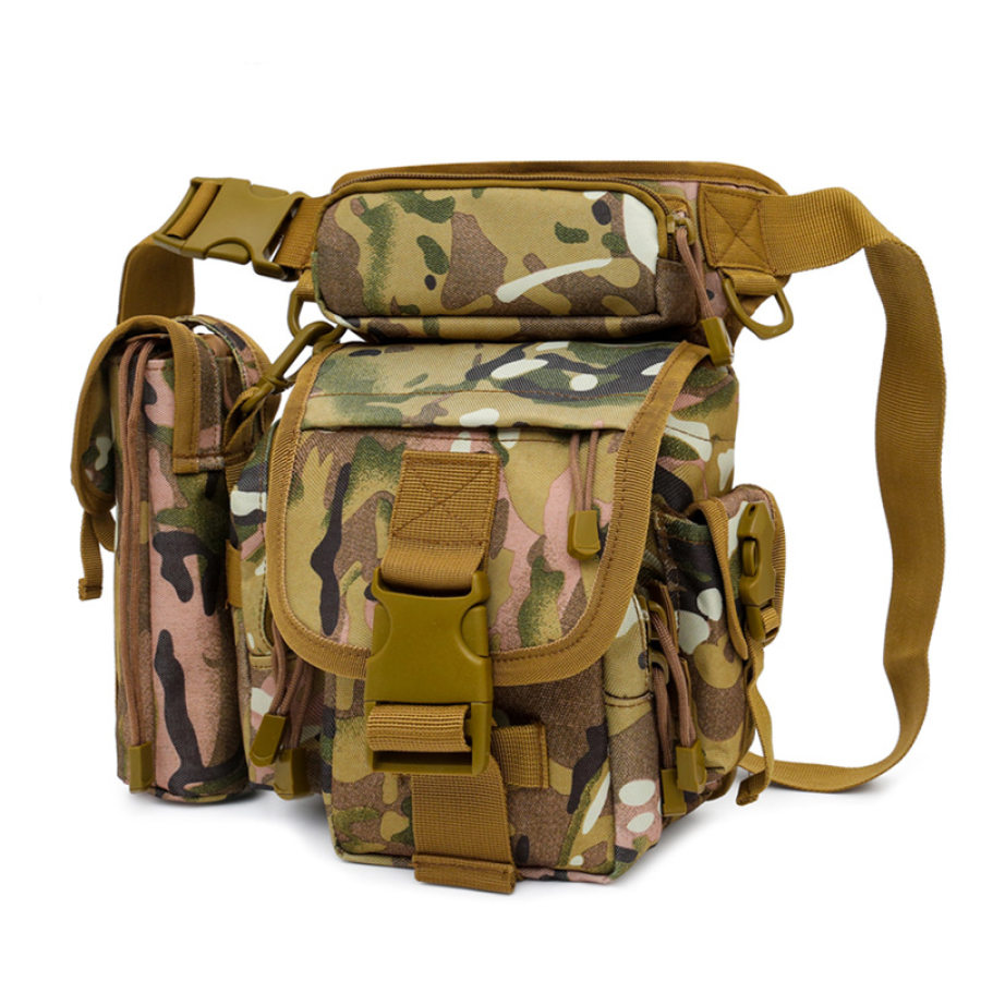 

Outdoor camouflage tactical one-shoulder messenger belt bag