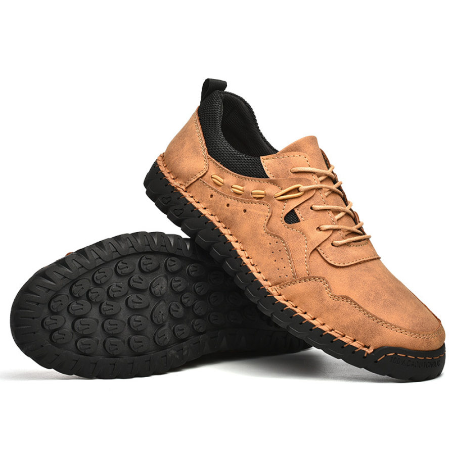 

Men's Breathable Contrast Color Light Casual Outdoor Shoes Peas Shoes