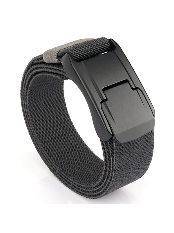 Tactical Buckle Elastic Woven Belt