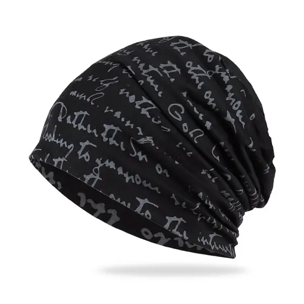 Hip Hop Text Graffiti Knitted Hat - Villagenice.com 