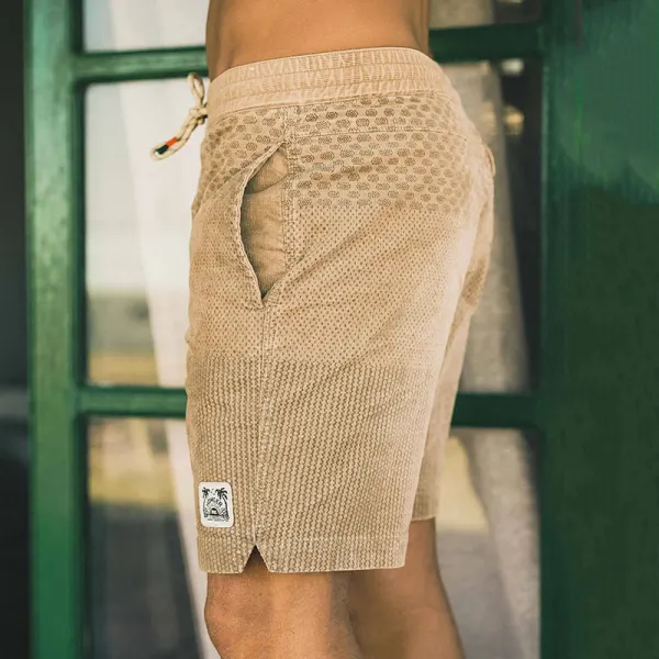 Men's Characteristic Design Retro Shorts - Salolist.com 