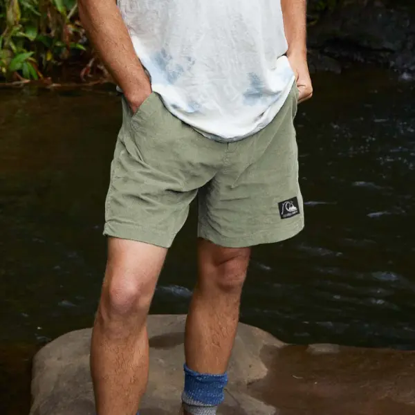 Quiksilver Corduroy Shorts Men's Surf Shorts Vintage Corduroy Shorts 5 ...