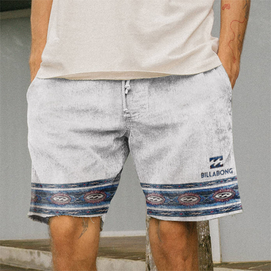 

Men's Retro Relaxed Print Surfshorts