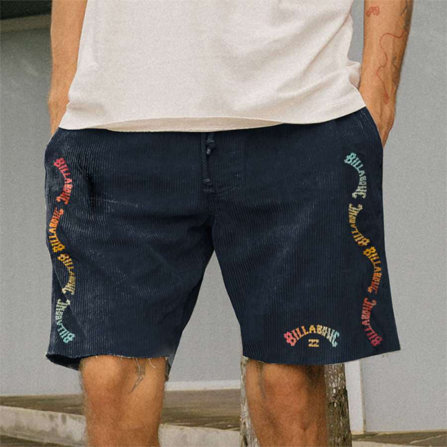 

Men's Retro Relaxed Print Surfshorts