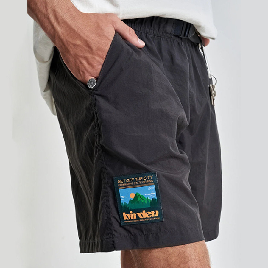 

Birden Shorts Cargo Hiking Storm Men's Surf Shorts Boardshort Elastic Waist Cargo Shorts