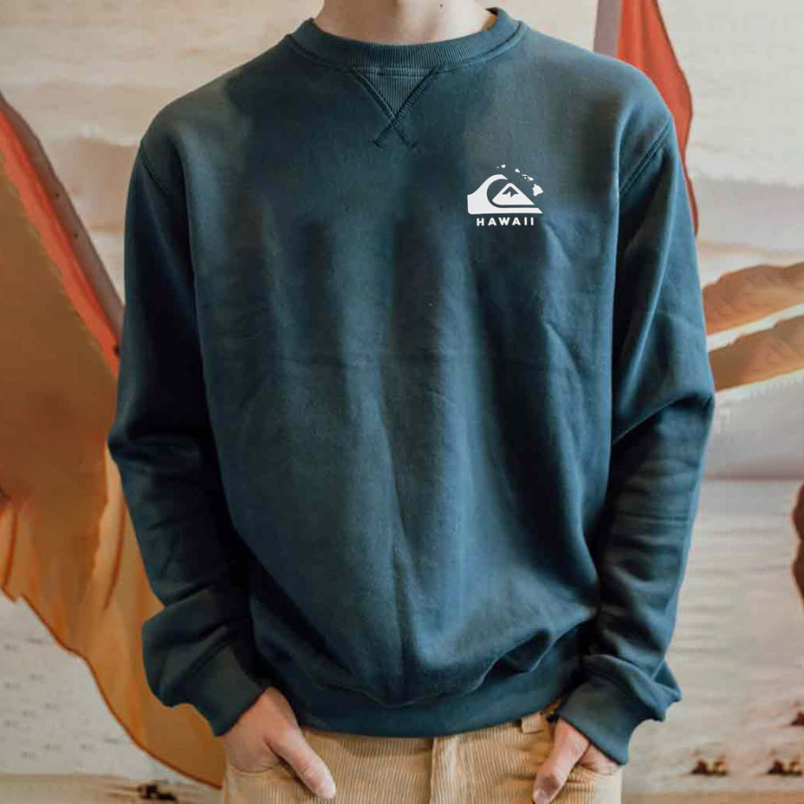 

Men's Casual Loose Hi Flagpole Sweatshirt