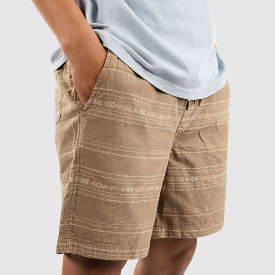 

Men's Shorts Retro Ethnic Print Surf Beach Shorts Daily Casual 9 Inch Shorts