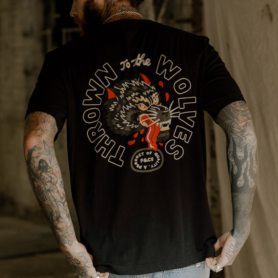 

Men's Casual Letter Print T-Shirt Vacation Comfort Casual T-shirt