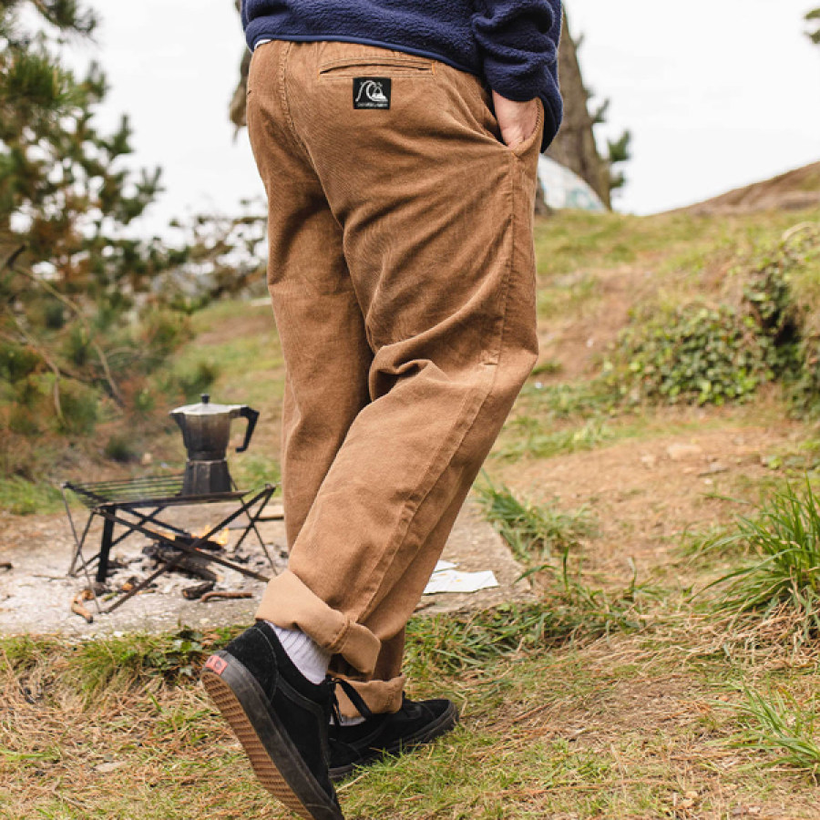 

Men Cord Trouser Men's Surf Pants Vintage Corduroy Board Pants Outdoor Casual Pants