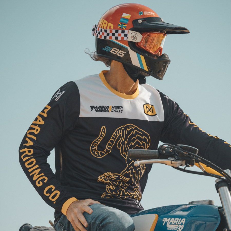 

Men's Outdoor Motorcycle Riding Printed Long Sleeve T-Shirt