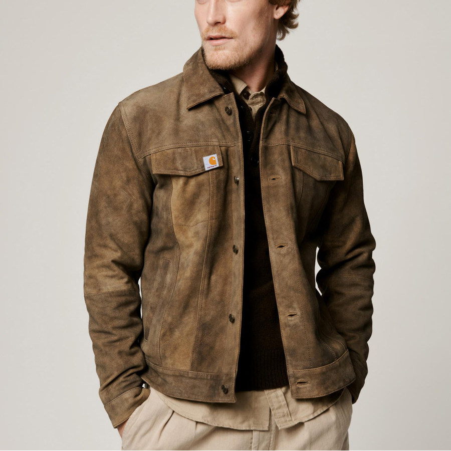 

Men's Outdoor Casual Retro Western Region Style Jacket