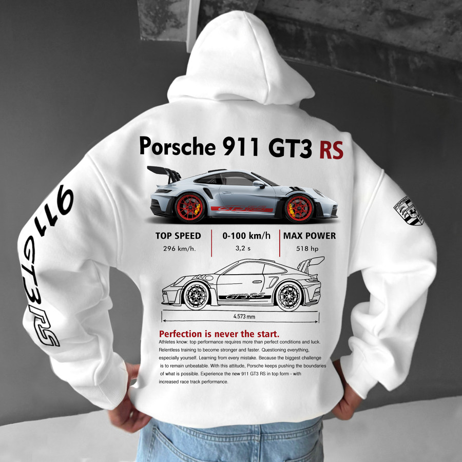 

Sweat à Capuche Surdimensionné En Forme De Voiture De Sport 911 GT3RS