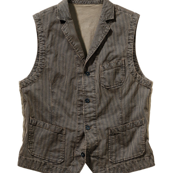 green shirt black vest