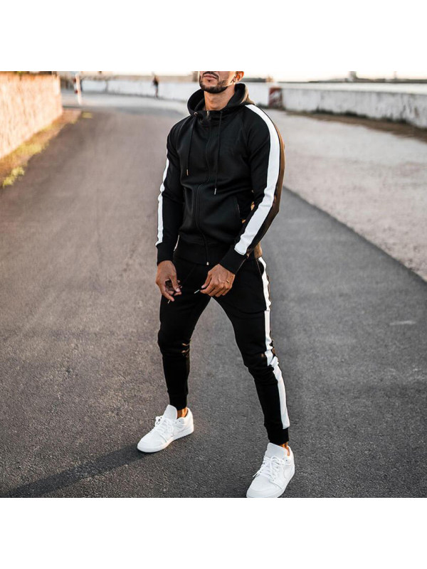 nike black jogging suit