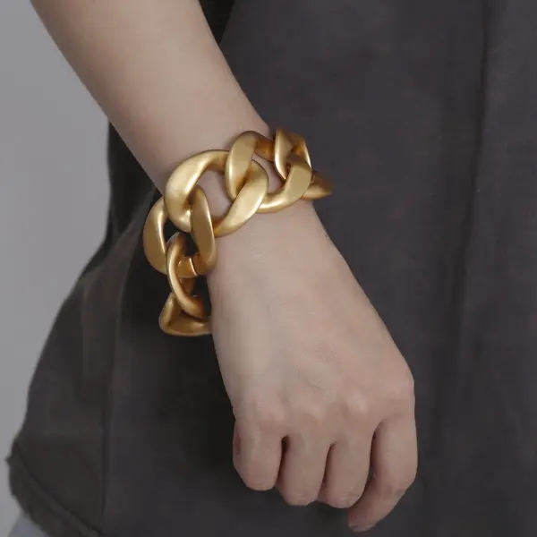 Punk Metal Geometric Single Layer Retro Bracelet - Leanarea.chimpone.com 