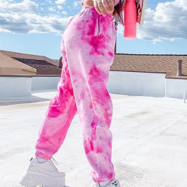 Fashion tie-dye casual pants - Leanarea.chimpone.com 