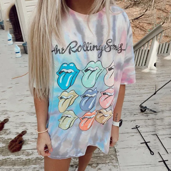 Round neck short sleeve casual t-shirts - Leanarea.chimpone.com 