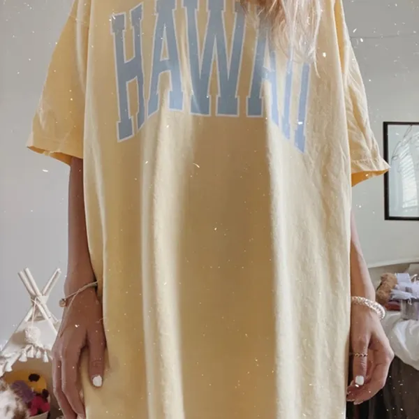 YELLOW HAWAII TEE - Leanarea.chimpone.com 