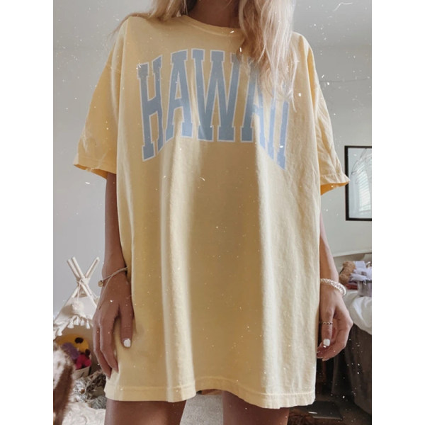 yellow hawaii shirt