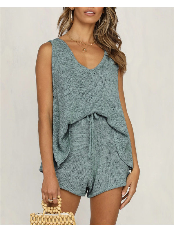 deep v neck vest