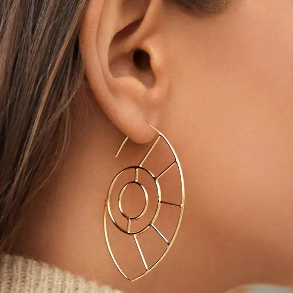 Fashion Hollow Conch Earrings - Leanarea.chimpone.com 